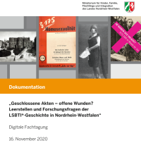 Broschüre- Geschlossene Akten - offene Wunden