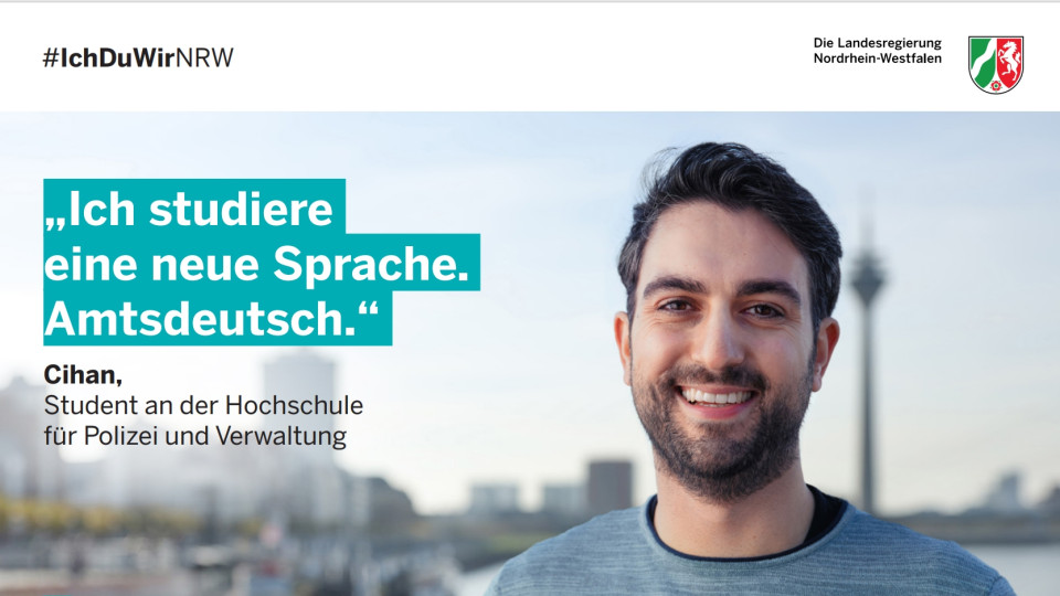 Vorbild aus der Kampagne Du machst den Unterschied junger Mann Cihan