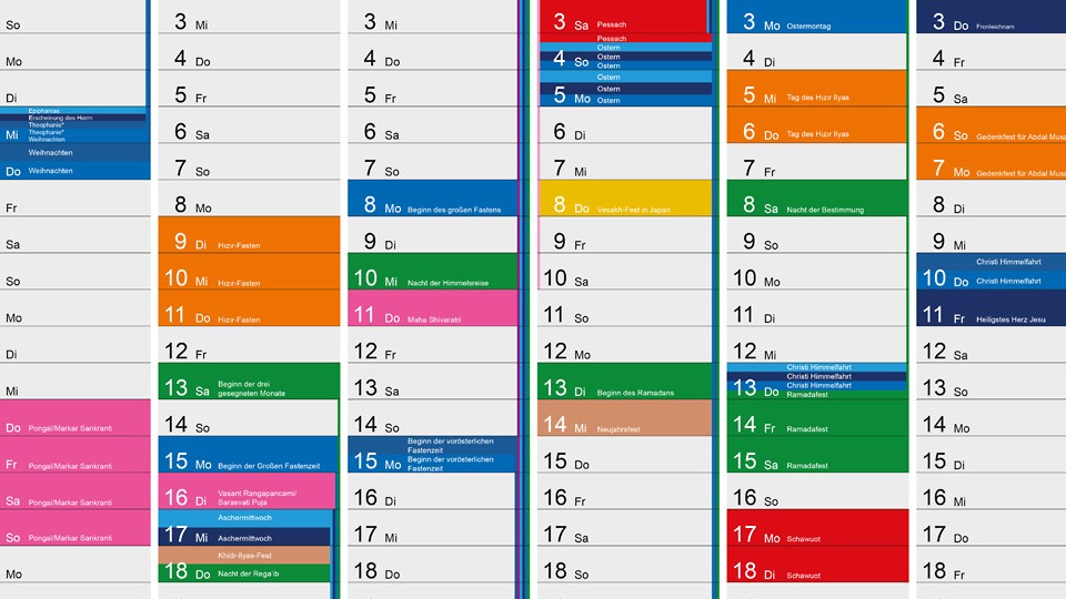 Interreligiöser Kalender 2021